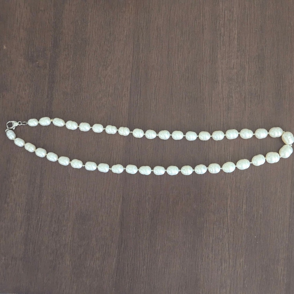 Honora Collection Pearl Necklace Womens 18in Sterling Silver 925 Clasp - Picture 2 of 9